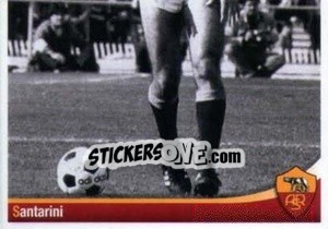 Sticker Santarini (Sergio Santarini) (puzzle 2) - AS Roma 2012-2013 - Erredi Galata Edizioni