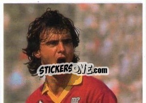 Sticker Giannini (Giuseppe Giannini) (puzzle 1) - AS Roma 2012-2013 n. 192 - Erredi Galata Edizioni