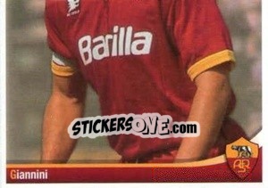 Sticker Giannini (Giuseppe Giannini) (puzzle 2) - AS Roma 2012-2013 n. 193 - Erredi Galata Edizioni