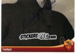 Sticker Venturi (Arcadio Venturi) (puzzle 2) - AS Roma 2012-2013 n. 201 - Erredi Galata Edizioni