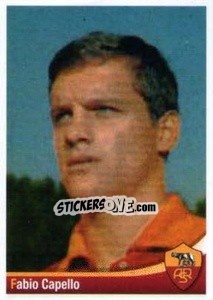 Sticker Fabio Capello - AS Roma 2012-2013 - Erredi Galata Edizioni