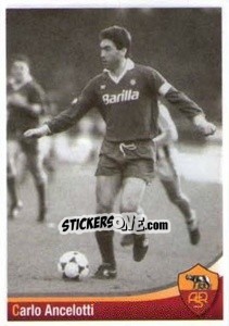 Sticker Carlo Ancelotti - AS Roma 2012-2013 - Erredi Galata Edizioni