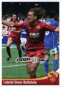 Sticker Gabriel Omar Batistuta - AS Roma 2012-2013 n. 252 - Erredi Galata Edizioni