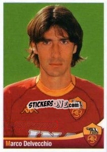 Cromo Marco Del Vecchio - AS Roma 2012-2013 - Erredi Galata Edizioni