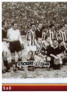 Sticker 5 a 0 (Roma and Juventus players) (puzzle 1) - AS Roma 2012-2013 n. 261 - Erredi Galata Edizioni