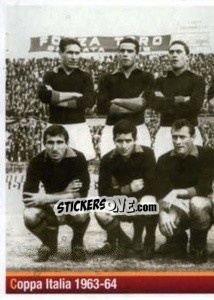Cromo Coppa Italia 1963-64 (puzzle 1) - AS Roma 2012-2013 - Erredi Galata Edizioni