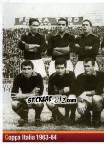 Sticker Coppa Italia 1963-64 (puzzle 1) - AS Roma 2012-2013 n. 275 - Erredi Galata Edizioni