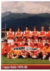 Cromo Coppa Italia 1979-80 (puzzle 1) - AS Roma 2012-2013 - Erredi Galata Edizioni