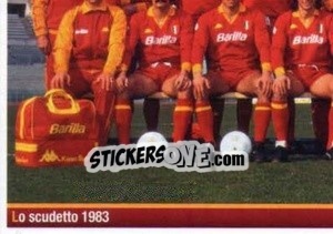 Sticker Lo scudetto 1983 (puzzle 2) - AS Roma 2012-2013 - Erredi Galata Edizioni