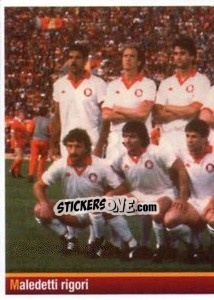 Sticker Maledetti rigori (30-05-1984) (puzzle 1) - AS Roma 2012-2013 n. 289 - Erredi Galata Edizioni