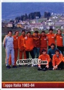 Sticker Coppa Italia 1983-84 (puzzle 1) - AS Roma 2012-2013 - Erredi Galata Edizioni