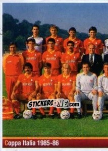 Cromo Coppa Italia 1985-86 (puzzle 1) - AS Roma 2012-2013 - Erredi Galata Edizioni