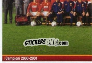 Sticker I Campioni 2000-2001 (puzzle 2) - AS Roma 2012-2013 n. 298 - Erredi Galata Edizioni