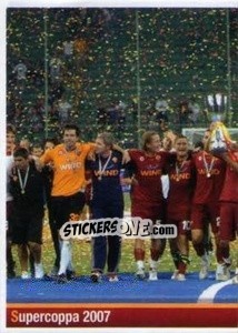 Figurina Supercoppa 2007 (puzzle 1) - AS Roma 2012-2013 - Erredi Galata Edizioni