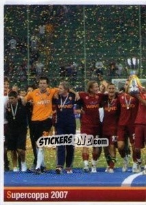 Sticker Supercoppa 2007 (puzzle 1) - AS Roma 2012-2013 n. 309 - Erredi Galata Edizioni