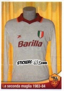 Cromo La seconda maglia 1983-84 - AS Roma 2012-2013 - Erredi Galata Edizioni
