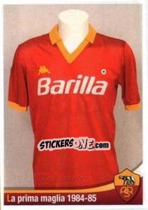 Figurina La prima maglia 1984-85 - AS Roma 2012-2013 - Erredi Galata Edizioni