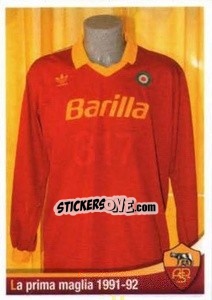 Sticker La prima maglia 1991-92 - AS Roma 2012-2013 - Erredi Galata Edizioni