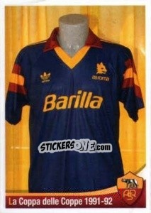 Figurina La Coppa delle Coppe 1991-92 - AS Roma 2012-2013 - Erredi Galata Edizioni