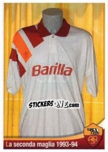 Sticker La seconda maglia 1993-94 - AS Roma 2012-2013 - Erredi Galata Edizioni