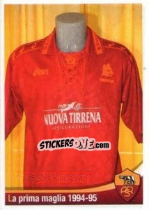 Figurina La prima maglia 1994-95 - AS Roma 2012-2013 - Erredi Galata Edizioni