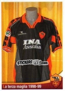 Figurina La terza maglia 1998-99 - AS Roma 2012-2013 - Erredi Galata Edizioni