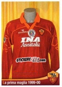 Cromo La peima maglia 1999-00 - AS Roma 2012-2013 - Erredi Galata Edizioni