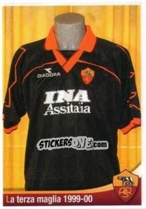 Figurina La terza maglia 1999-00 - AS Roma 2012-2013 - Erredi Galata Edizioni