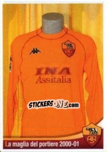 Sticker La maglia del portiere 2000-01 - AS Roma 2012-2013 - Erredi Galata Edizioni