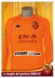 Sticker La maglia del portiere 2000-01 - AS Roma 2012-2013 n. 330 - Erredi Galata Edizioni