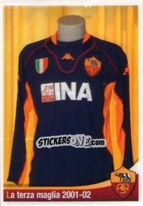 Sticker La terza maglia 2001-02 - AS Roma 2012-2013 n. 333 - Erredi Galata Edizioni