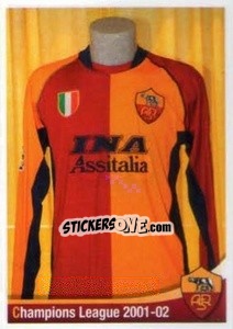 Figurina Champions League 2001-02 - AS Roma 2012-2013 n. 335 - Erredi Galata Edizioni