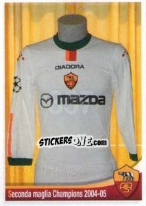 Sticker Seconda maglia Champions 2004-05