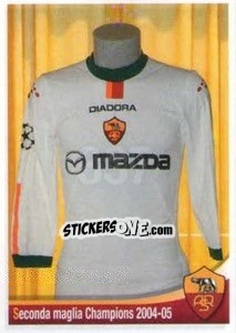 Cromo Seconda maglia Champions 2004-05 - AS Roma 2012-2013 - Erredi Galata Edizioni