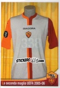 Sticker La seconda maglia UEFA 2005-06 - AS Roma 2012-2013 - Erredi Galata Edizioni