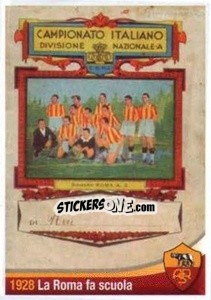 Sticker 1928 La Roma fa scoula