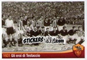 Sticker 1931 Gli erol di Testaccio - AS Roma 2012-2013 - Erredi Galata Edizioni