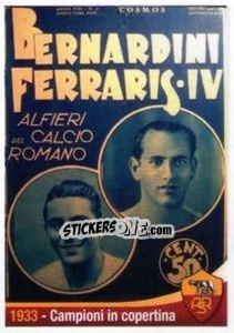 Figurina 1933 - Campioni in copertina - AS Roma 2012-2013 n. 354 - Erredi Galata Edizioni