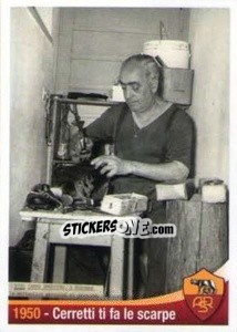 Sticker 1950 - Cerretti ti fa le scarpe - AS Roma 2012-2013 - Erredi Galata Edizioni