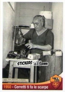 Figurina 1950 - Cerretti ti fa le scarpe - AS Roma 2012-2013 n. 367 - Erredi Galata Edizioni