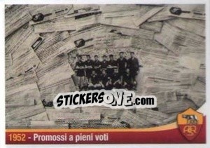 Figurina 1952 - Promossi a pieni voti - AS Roma 2012-2013 - Erredi Galata Edizioni