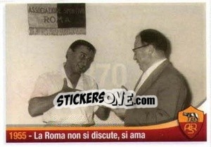 Figurina 1955 - La Roma non sii discute, si ama - AS Roma 2012-2013 n. 370 - Erredi Galata Edizioni