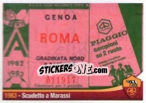 Cromo 1983 - Scudetto a Marassi