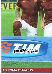Figurina Squadra AS Roma 2014-15 (puzzle 5)