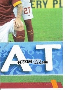 Sticker Squadra AS Roma 2014-15 (puzzle 8) - AS Roma 2014-2015 n. 16 - Erredi Galata Edizioni
