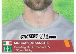 Sticker Morgan De Sanctis (puzzle 2) - AS Roma 2014-2015 n. 23 - Erredi Galata Edizioni