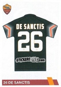 Sticker Morgan De Sanctis - AS Roma 2014-2015 n. 24 - Erredi Galata Edizioni