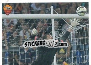 Sticker Morgan De Sanctis (puzzle 1) - AS Roma 2014-2015 n. 25 - Erredi Galata Edizioni