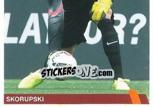 Sticker Lukasz Skorupski (puzzle 2) - AS Roma 2014-2015 n. 36 - Erredi Galata Edizioni