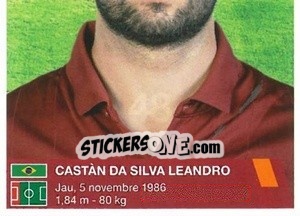 Cromo Castan Da Silva Leandro (puzzle 2) - AS Roma 2014-2015 - Erredi Galata Edizioni